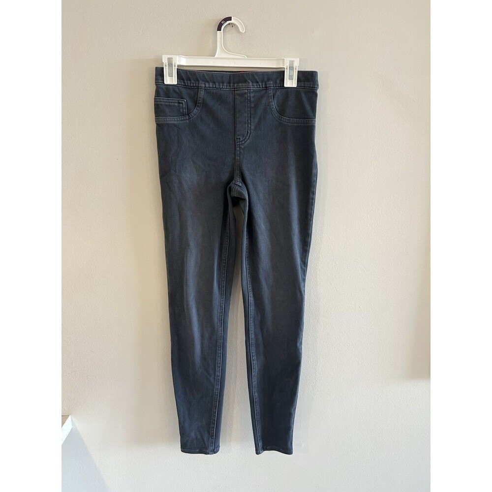 Spanx Skinny Jean-ish Ankle Leggings Women's Size Medium Gray Stretch 28.5”